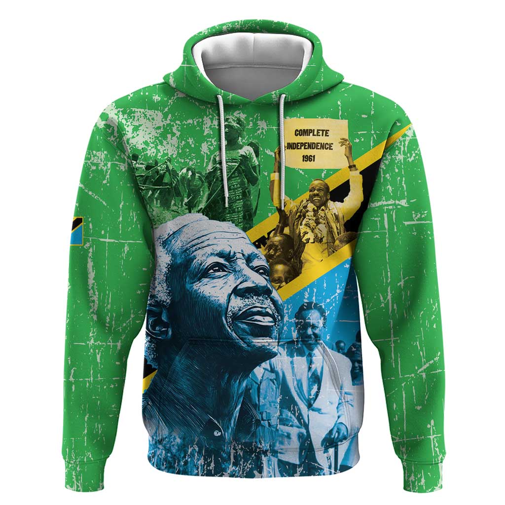 Tanzania Julius Nyerere Hoodie One Nation - One People - African Pride