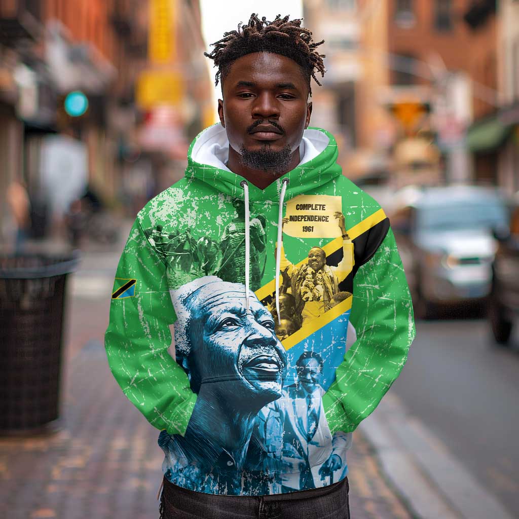 Tanzania Julius Nyerere Hoodie One Nation - One People - African Pride