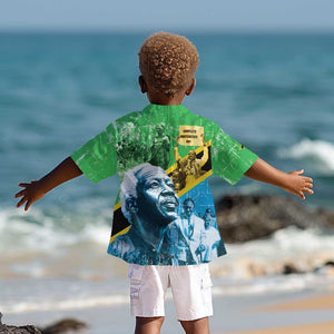 Tanzania Julius Nyerere Kid Hawaiian Shirt One Nation - One People - African Pride