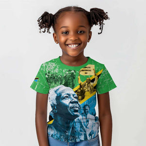 Tanzania Julius Nyerere Kid T shirt One Nation - One People - African Pride