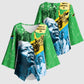 Happy Tanzania Nyerere Day Kimono Sleeve Blouse One Nation - One People