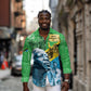 Tanzania Julius Nyerere Long Sleeve Button Shirt One Nation - One People - African Pride