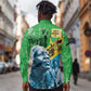 Tanzania Julius Nyerere Long Sleeve Button Shirt One Nation - One People - African Pride