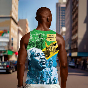 Tanzania Julius Nyerere Men Tank Top One Nation - One People - African Pride