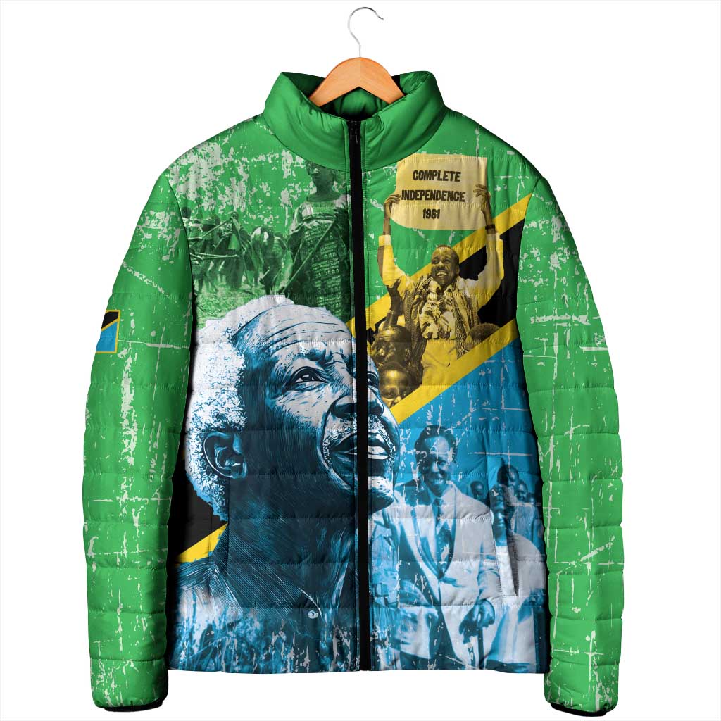 Happy Tanzania Nyerere Day Padded Jacket One Nation - One People