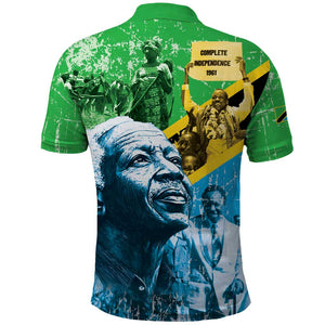 Tanzania Julius Nyerere Polo Shirt One Nation - One People - African Pride