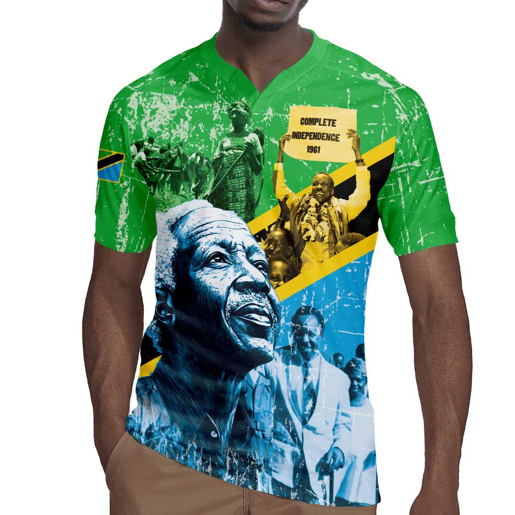 Tanzania Julius Nyerere Rugby Jersey One Nation - One People - African Pride