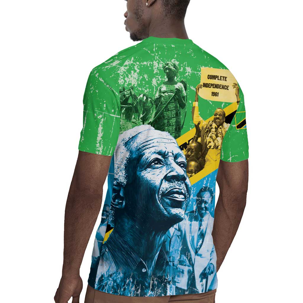 Tanzania Julius Nyerere Rugby Jersey One Nation - One People - African Pride