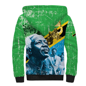 Tanzania Julius Nyerere Sherpa Hoodie One Nation - One People - African Pride