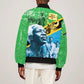 Tanzania Julius Nyerere Sleeve Zip Bomber Jacket One Nation - One People - African Pride