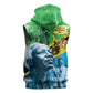 Tanzania Julius Nyerere Sleeveless Hoodie One Nation - One People - African Pride