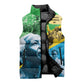 Happy Tanzania Nyerere Day Sleeveless Puffer Jacket One Nation - One People