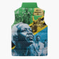 Happy Tanzania Nyerere Day Sleeveless Puffer Jacket One Nation - One People