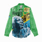 Tanzania Julius Nyerere Women Casual Shirt One Nation - One People - African Pride