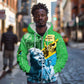Tanzania Julius Nyerere Zip Hoodie One Nation - One People - African Pride