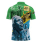 Happy Tanzania Nyerere Day Zipper Polo Shirt One Nation - One People