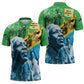 Happy Tanzania Nyerere Day Zipper Polo Shirt One Nation - One People