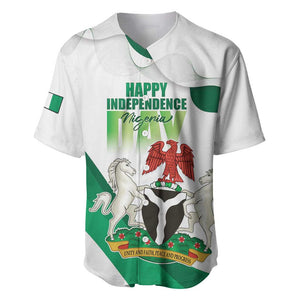 Nigeria Personalized Baseball Jersey Happy Independence Day - African Pride