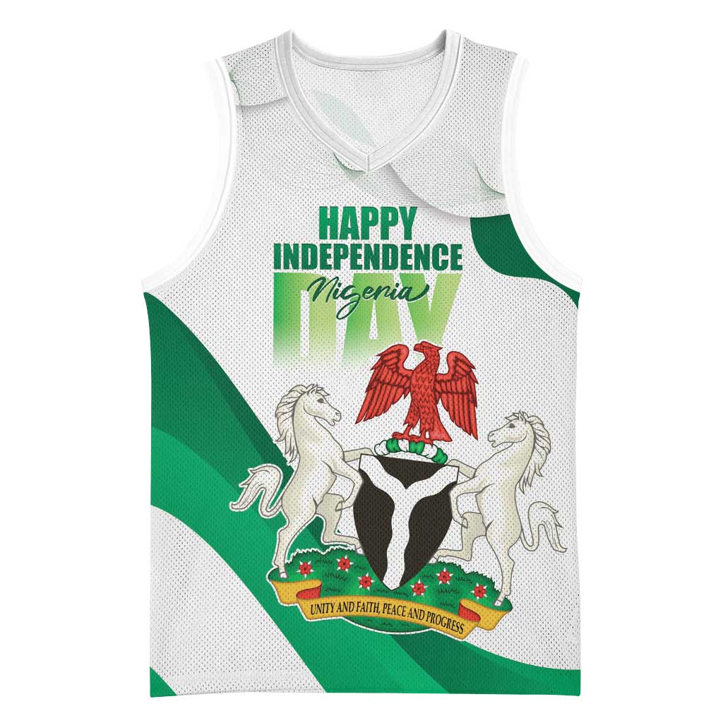 Nigeria Personalized Basketball Jersey Happy Independence Day - African Pride