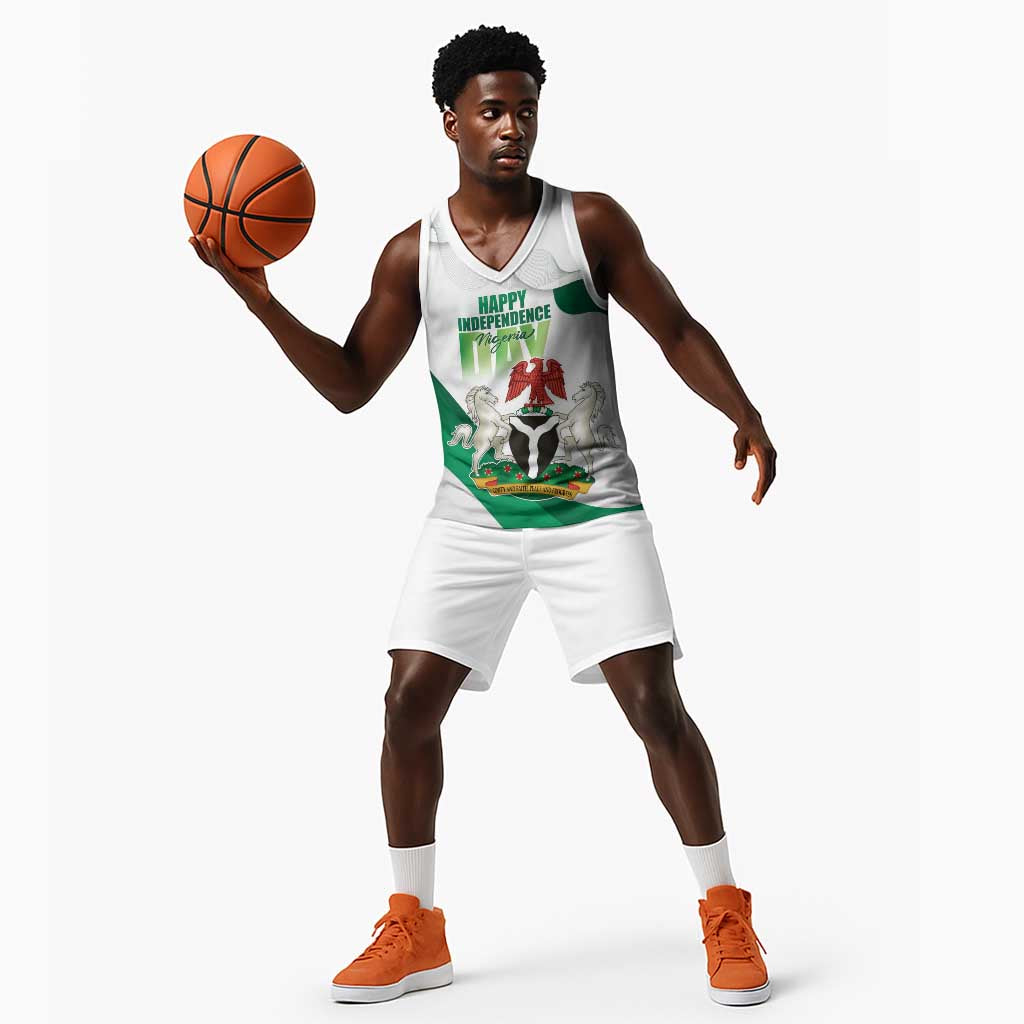 Nigeria Personalized Basketball Jersey Happy Independence Day - African Pride