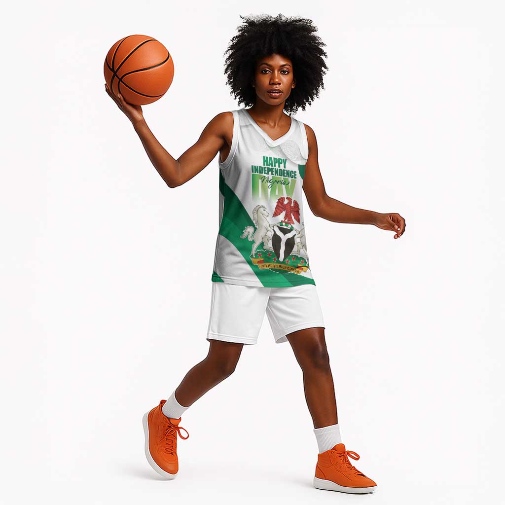 Nigeria Personalized Basketball Jersey Happy Independence Day - African Pride