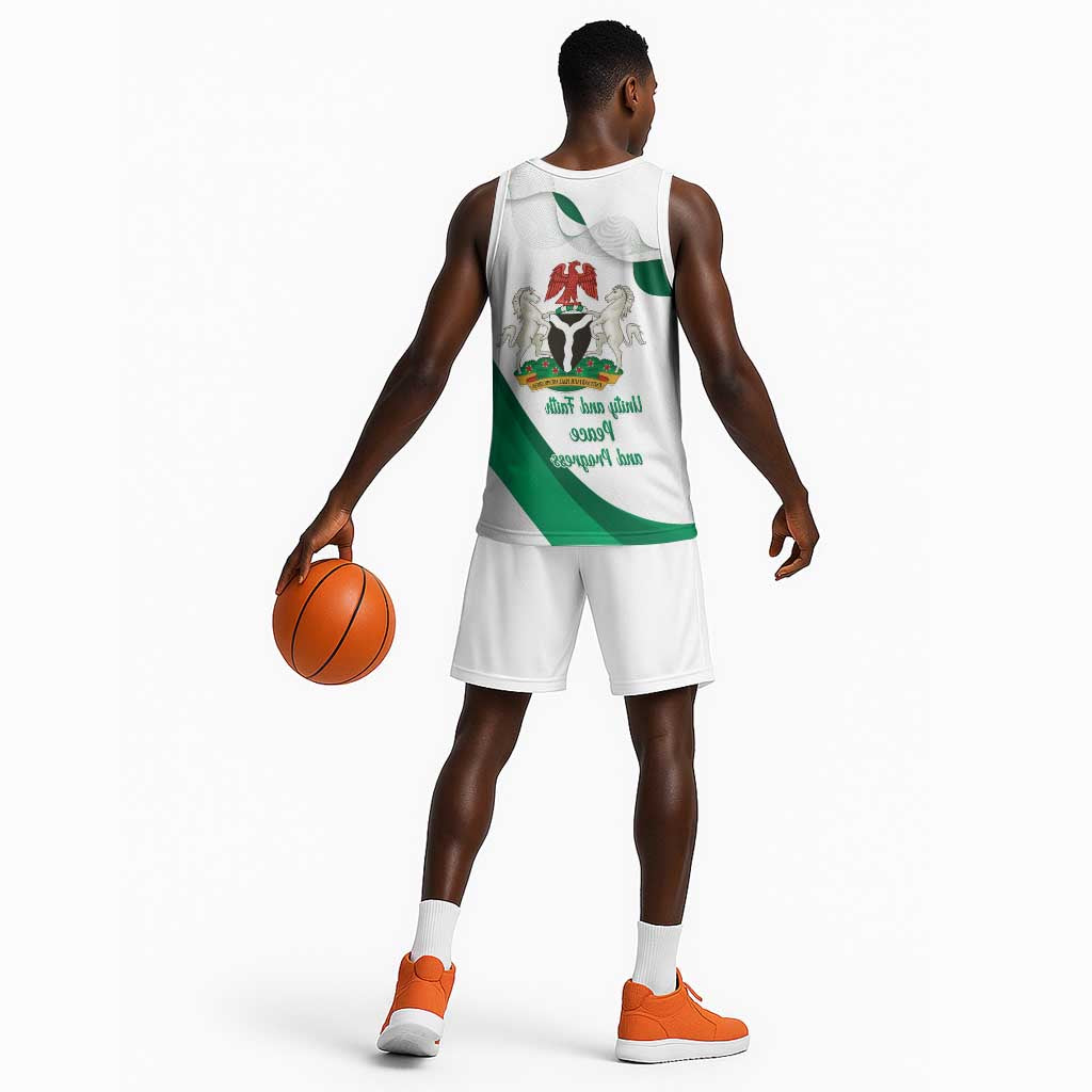 Nigeria Personalized Basketball Jersey Happy Independence Day - African Pride