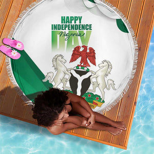 Nigeria Beach Blanket Happy Independence Day - African Pride