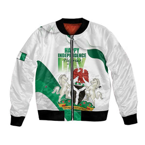 Nigeria Personalized Bomber Jacket Happy Independence Day - African Pride