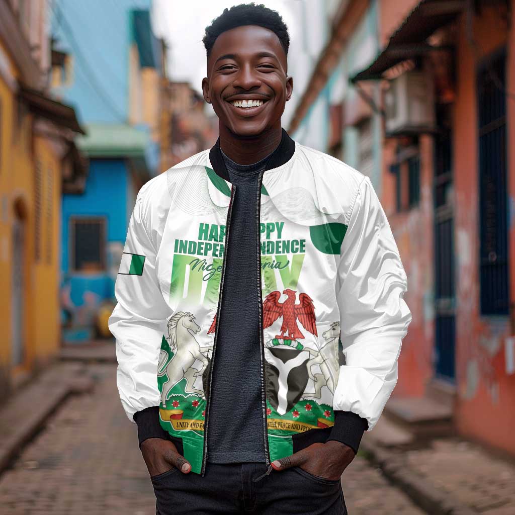 Nigeria Personalized Bomber Jacket Happy Independence Day - African Pride