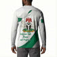 Personalized Nigeria Independence Day Button Sweatshirt Unity and Faith Peace and Progress