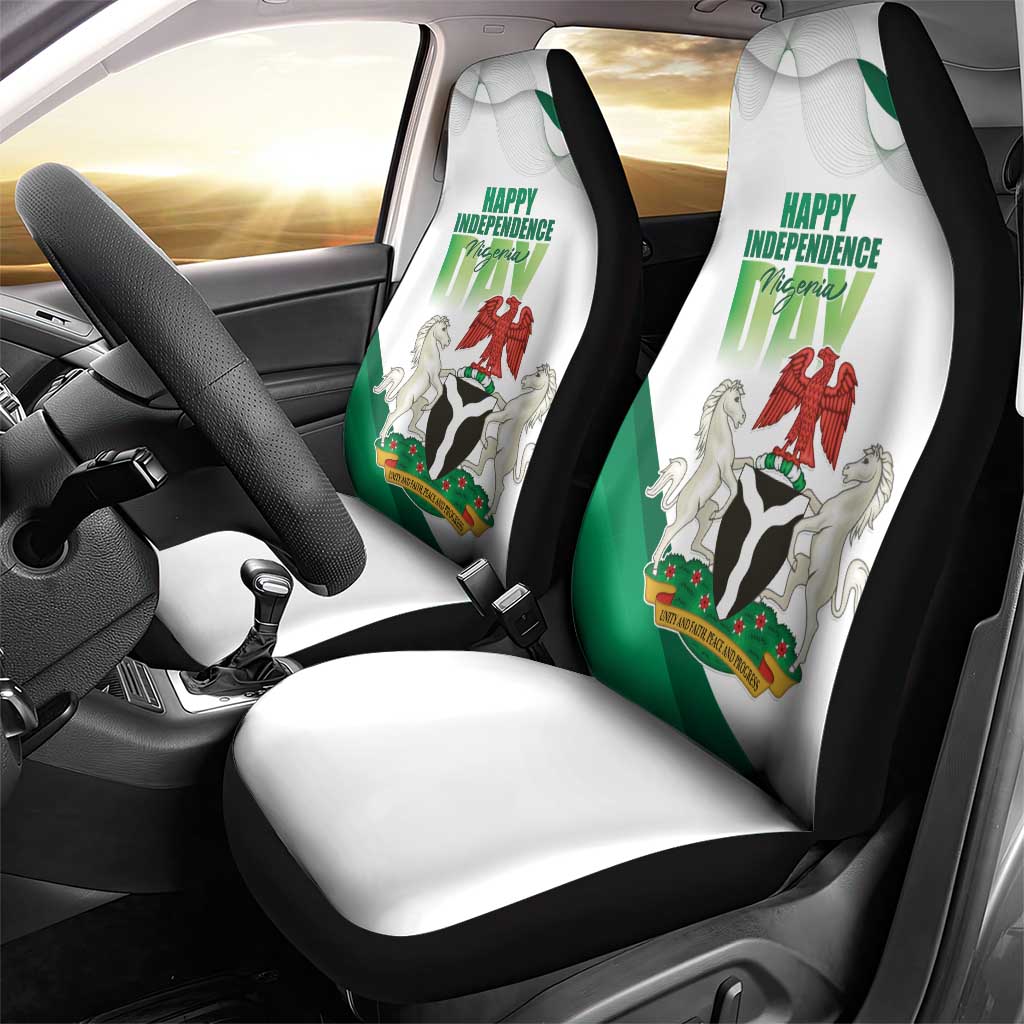 Nigeria Car Seat Cover Happy Independence Day - African Pride
