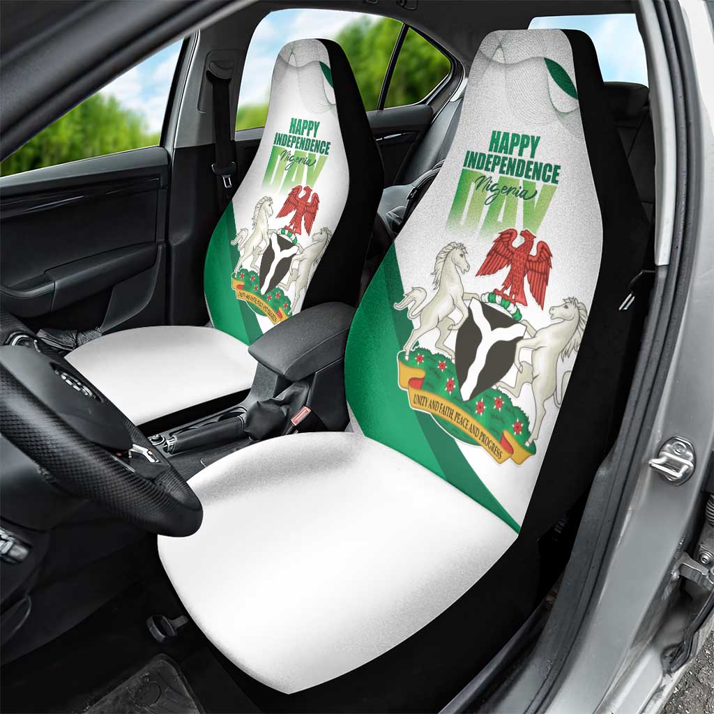 Nigeria Car Seat Cover Happy Independence Day - African Pride