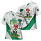 Personalized Nigeria Independence Day Cross Shoulder Shirt Unity and Faith Peace and Progress