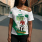 Personalized Nigeria Independence Day Cross Shoulder Shirt Unity and Faith Peace and Progress