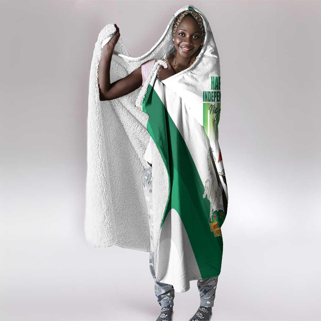 Nigeria Hooded Blanket Happy Independence Day - African Pride