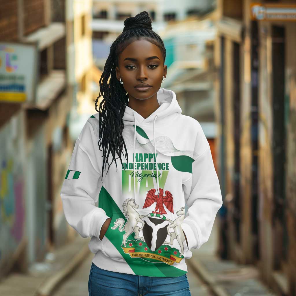 Nigeria Personalized Hoodie Happy Independence Day - African Pride