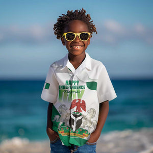 Nigeria Personalized Kid Hawaiian Shirt Happy Independence Day - African Pride