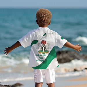 Nigeria Personalized Kid Hawaiian Shirt Happy Independence Day - African Pride