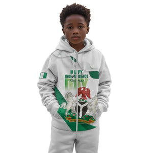 Nigeria Personalized Kid Hoodie Happy Independence Day - African Pride
