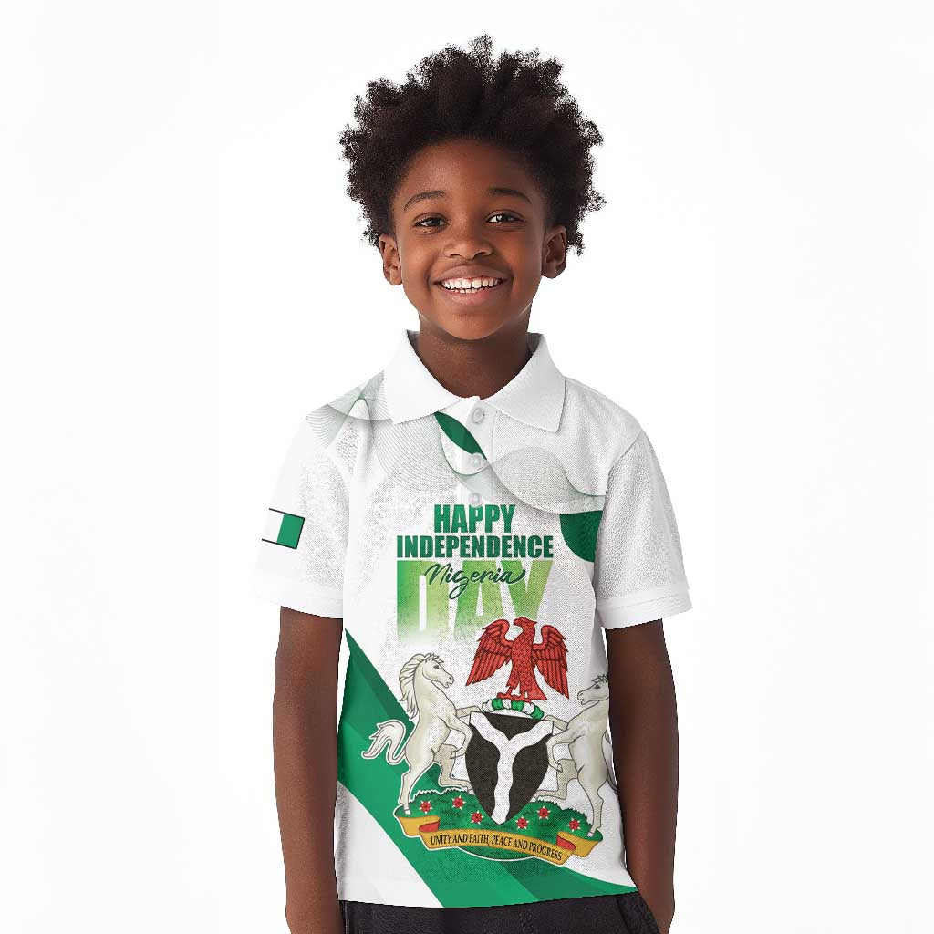 Nigeria Personalized Kid Polo Shirt Happy Independence Day - African Pride