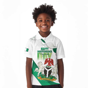Nigeria Personalized Kid Polo Shirt Happy Independence Day - African Pride
