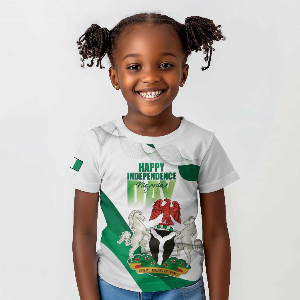 Nigeria Personalized Kid T shirt Happy Independence Day - African Pride