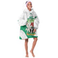 Nigeria Personalized Kid Wearable Blanket Hoodie Happy Independence Day - African Pride