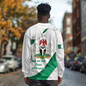 Nigeria Personalized Long Sleeve Shirt Happy Independence Day - African Pride