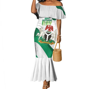 Nigeria Personalized Mermaid Dress Happy Independence Day - African Pride