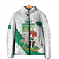 Personalized Nigeria Independence Day Padded Jacket Unity and Faith Peace and Progress