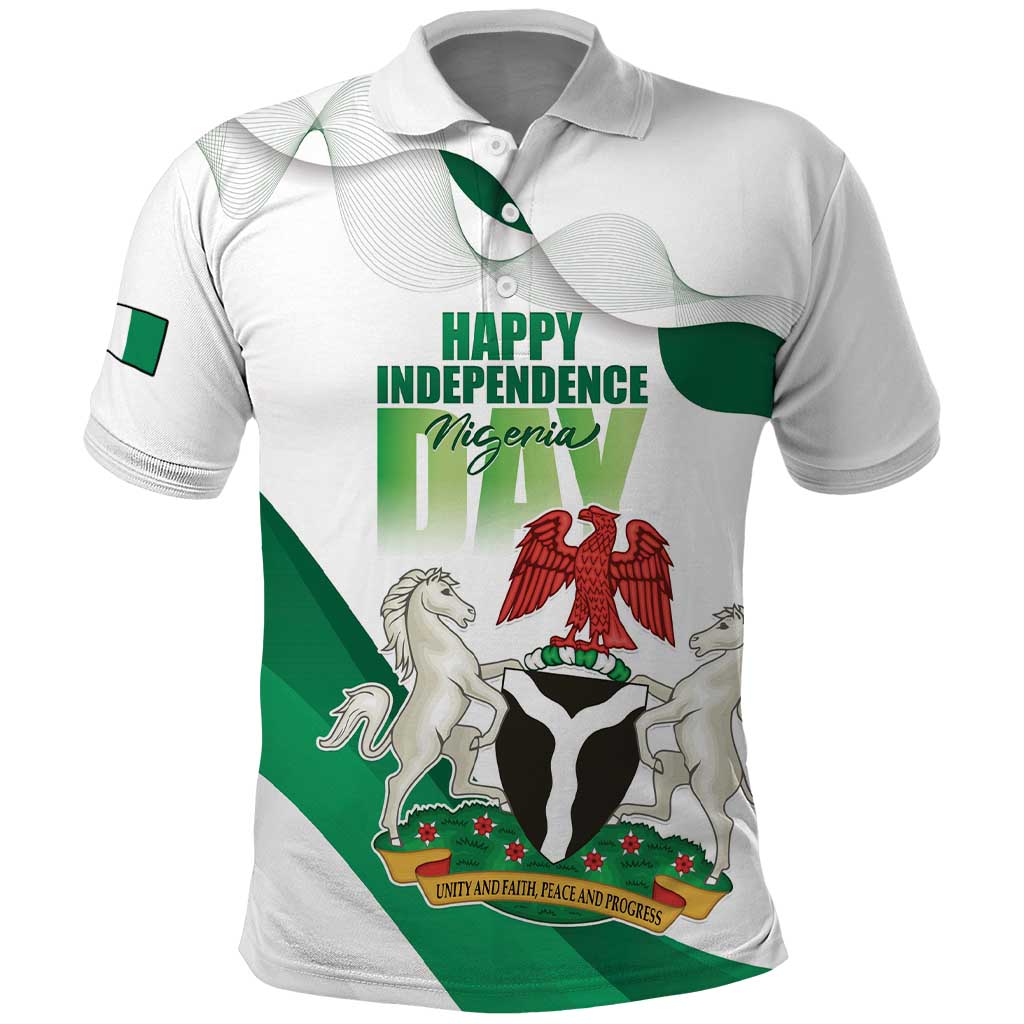 Nigeria Personalized Polo Shirt Happy Independence Day - African Pride