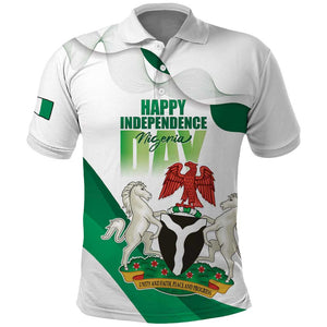 Nigeria Personalized Polo Shirt Happy Independence Day - African Pride