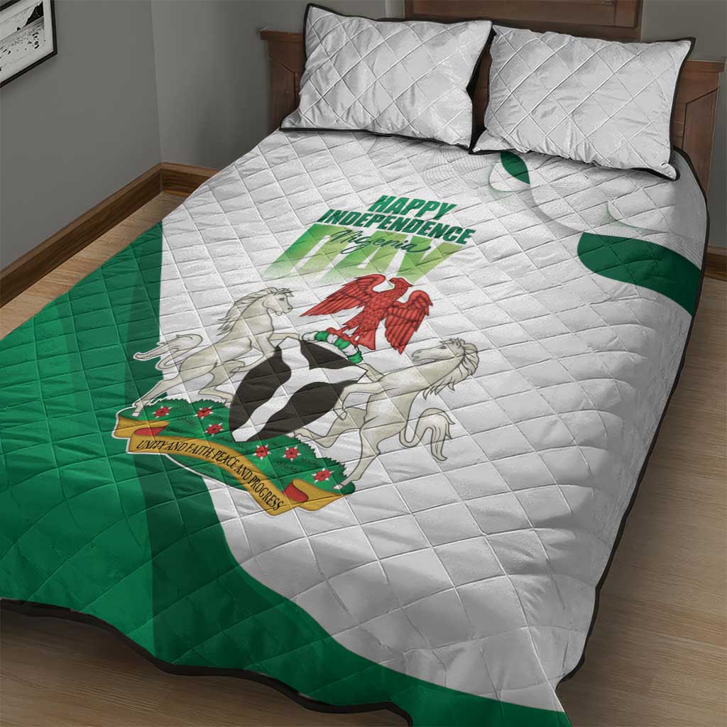 Nigeria Quilt Bed Set Happy Independence Day - African Pride