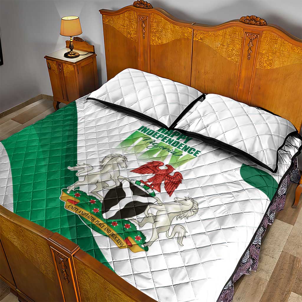 Nigeria Quilt Bed Set Happy Independence Day - African Pride